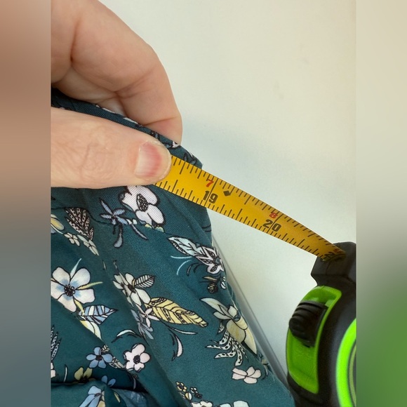 Mossimo Supply Co. Teal and Floral Side Zip & Wrap Sundress, Sz XXL - Picture 7 of 7